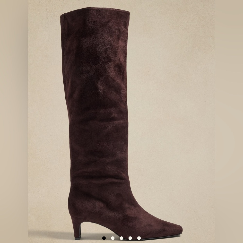 New slouchy knee high boots